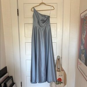 Bridesmaid dress. One shoulder. Fits size ~medium. Worn once